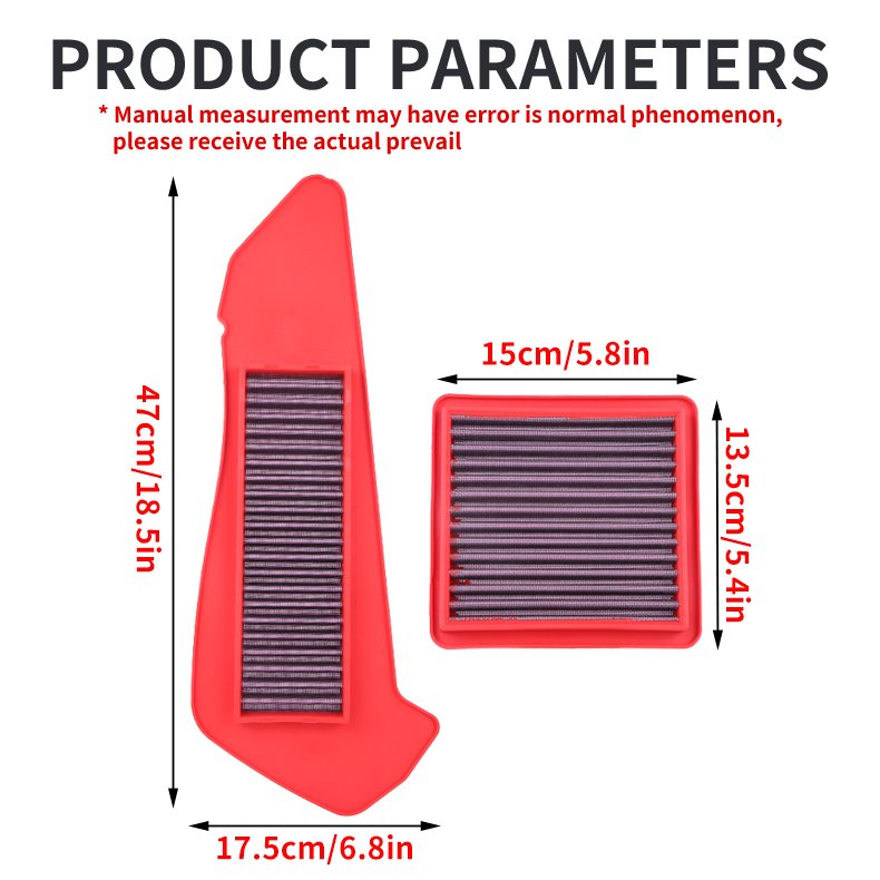 Fit for XMAX300 XMAX250 Motorcycle Accessories Air Intake Cleaner ABS Plastic XMAX High Flow Air Filter Element Engine Protector