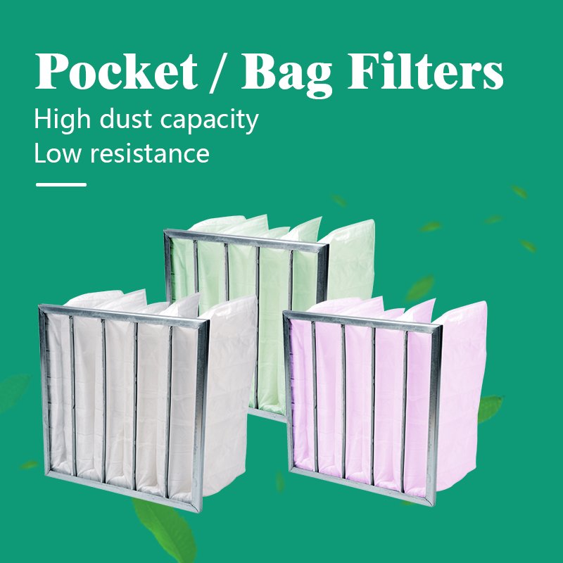 Advanced Technology Low Price HVAC Fiberglass Synthetic Fiber Furnace Medium Pocket F6/merv10 Merv 11 Bag Air Filter