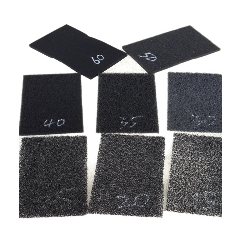 Aquarium Sponge Filter Media Clean Bio Sponge Fish Tank Mesh Foam Pad Filter Tools Black Filter Sponge