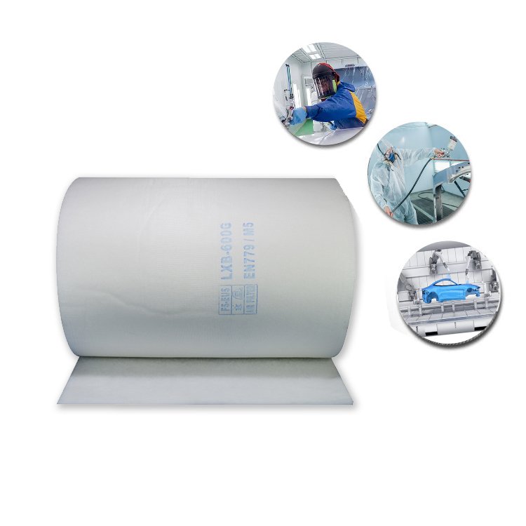 Hot Selling M5 600G Ceiling Filter for Auto Spray Booth Systems Roof Filter Full Glue