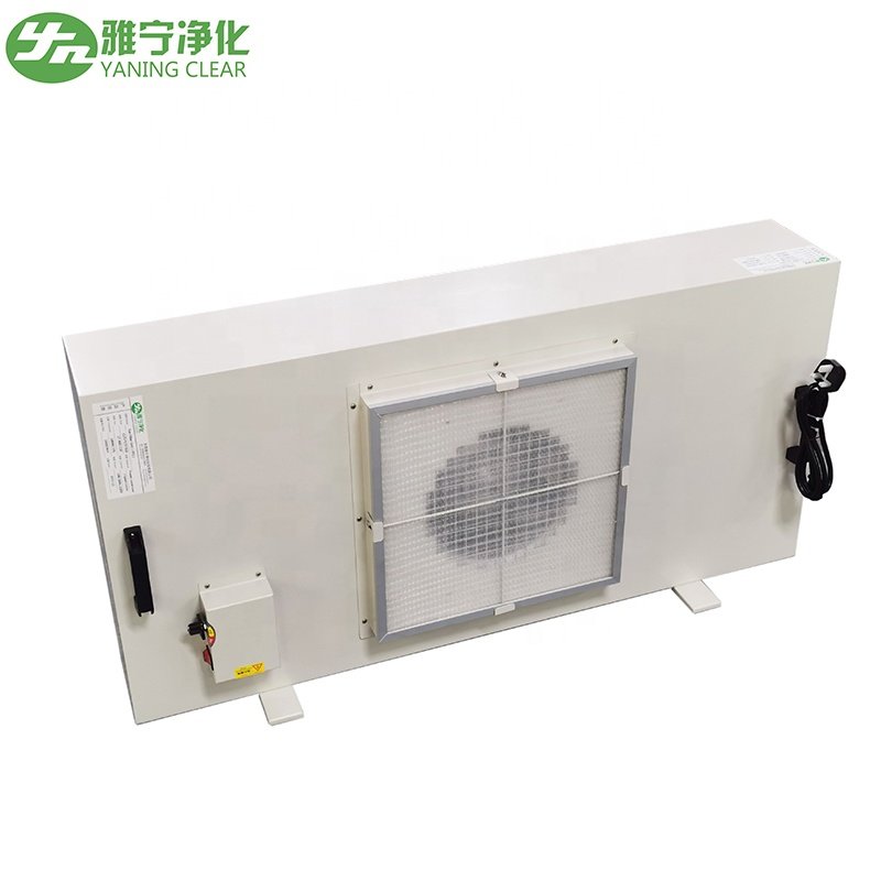 YANING Desk Top Free Standing AC EC Fan Motor Laminar Flow Hood Air Purifier FFU Mushroom HEPA Fan Filter Unit
