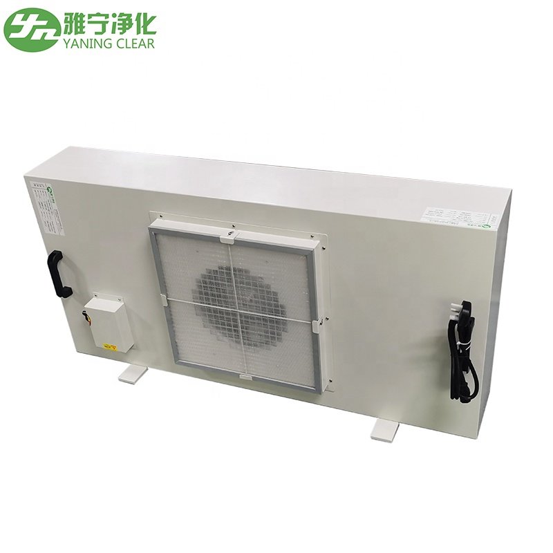 YANING Desk Top Free Standing AC EC Fan Motor Laminar Flow Hood Air Purifier FFU Mushroom HEPA Fan Filter Unit