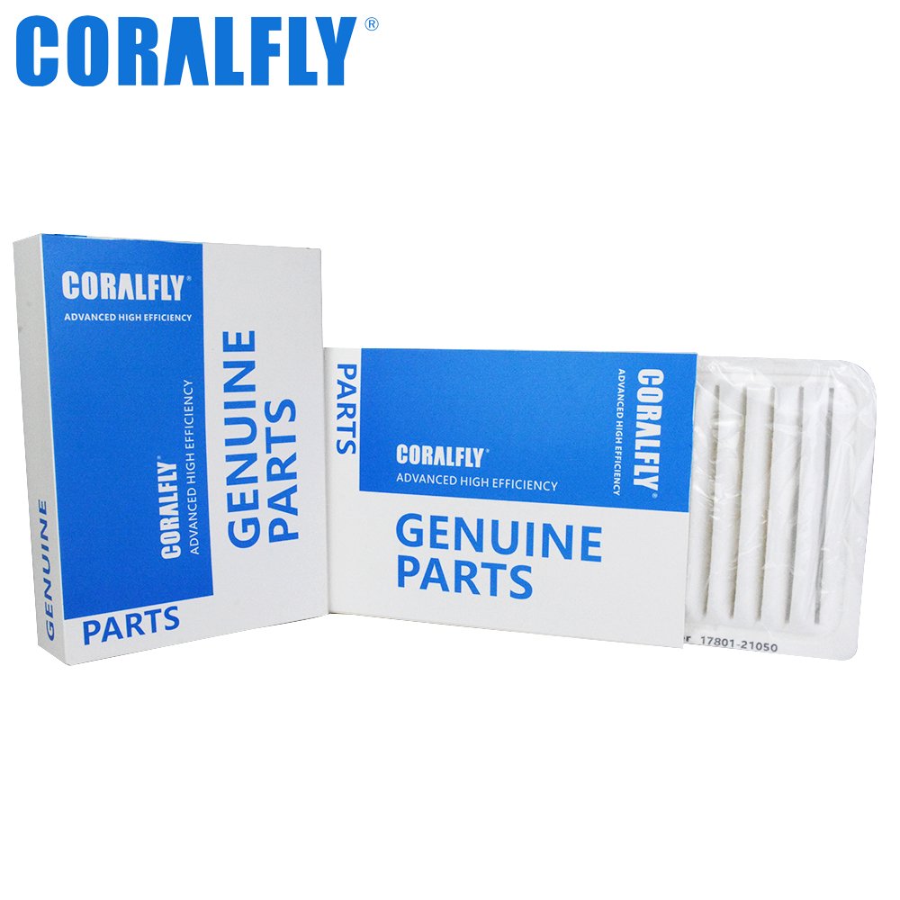 Coralfly Car air Filter 17801-21050 1708131120 1780131120 Auto Engine Parts CA-A21050 AF55805 PA4446