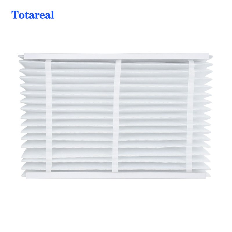 Custom Foldable Pleated Air Filter Cardboard Frame AC Furnace Air Filter