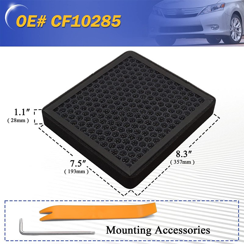 Custom Manufacturer Cabin Air Filter Replacement for TOYOTA Lexus with Activated Carbon, HEPA Air Intake Filter Accessories