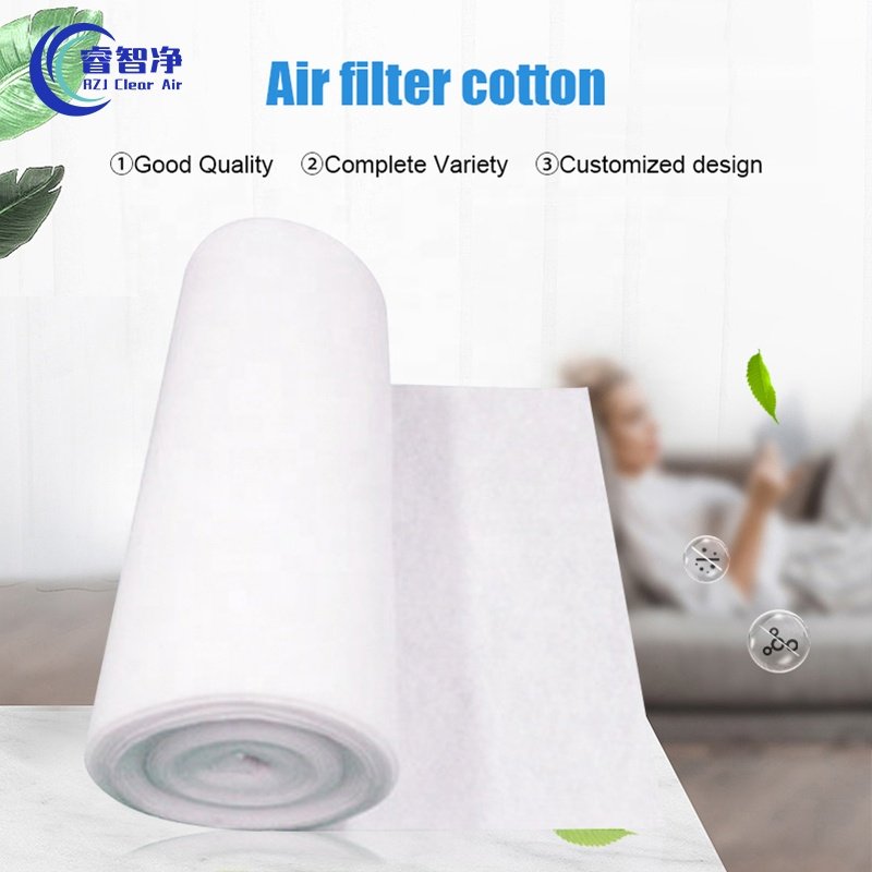 Standard China Wholesale Air Filters Air Filtration Cotton White Primary Effect Primary Air Filter Cotton
