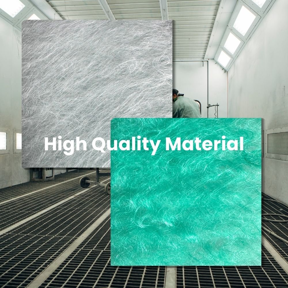 Factory Wholesale High Temperature Synthetic Paint Chamber Air Filter Media Auto Factory Paint Filter Roll Paper Material