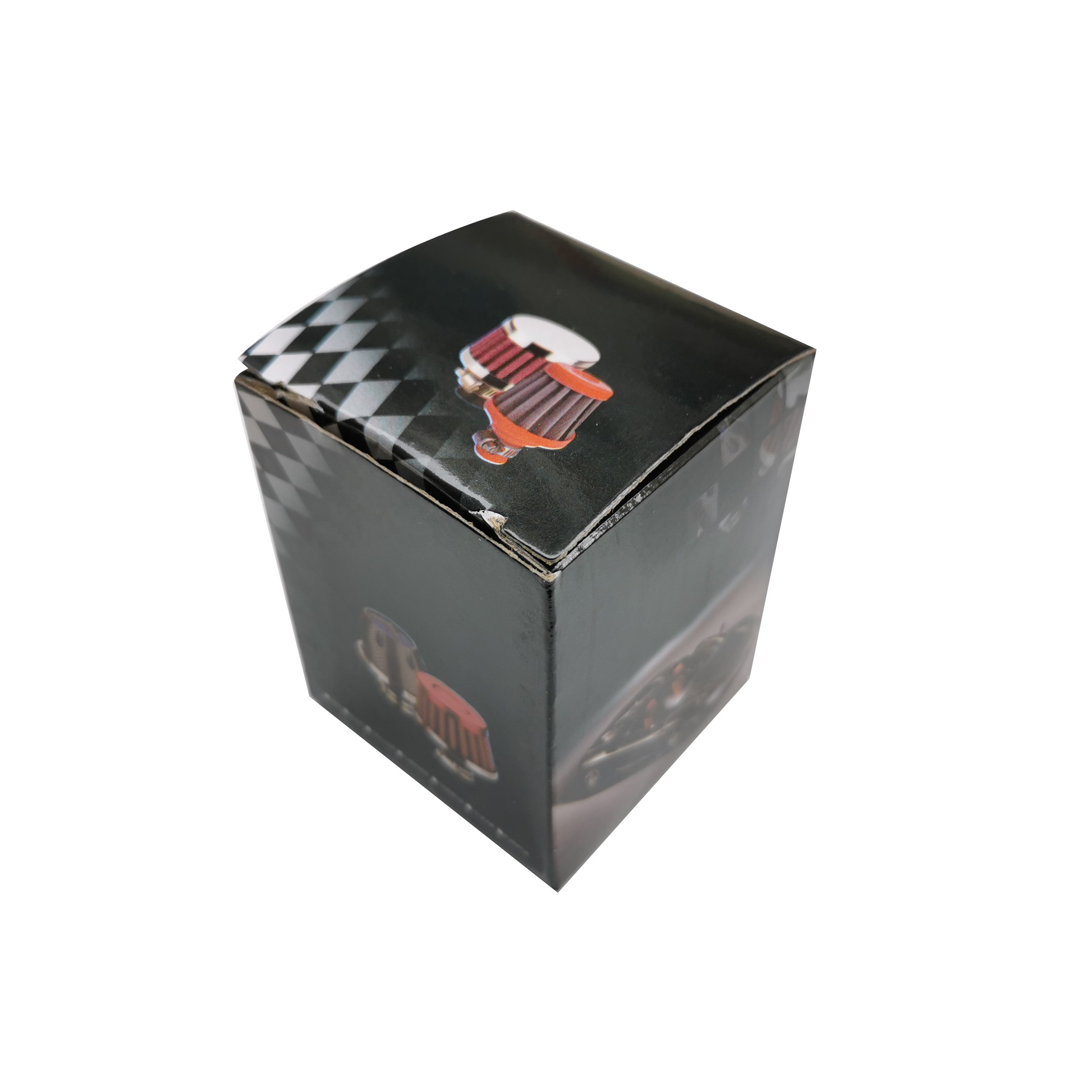 JDMotorsport88 25mm Car Auto Black Round Oil Crankcase Breather Cold Air Filter