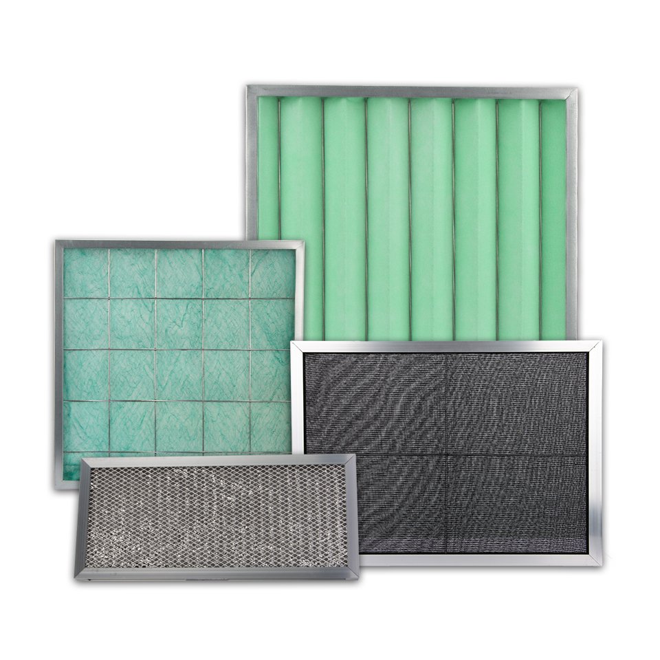 Stainless Steel Aluminum Metal Filter Smoke Cooking Oil Grease Filter Primary Effect Panel Pleated Air Filter