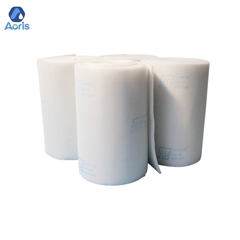AR-600G Painting Stop Roof Air Filter Media Synthetic Fiber Spray Booth Ceiling Filters Roll
