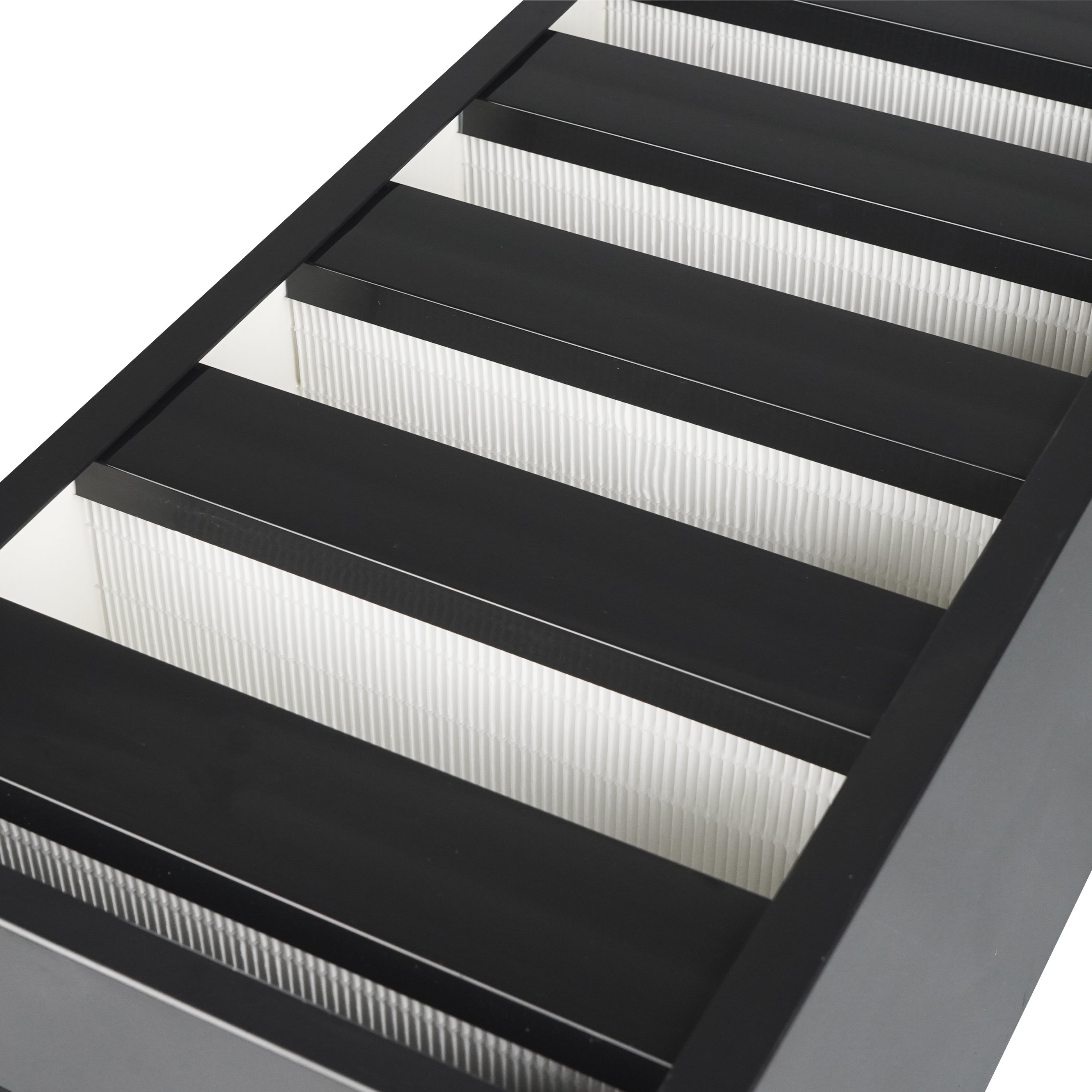 H13 New Combined Hepa Fiberglass Media Air Filter Box Construction Industrial Cleanroom AHU Industrial V Bank
