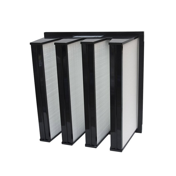 Customized V-type Air Filter Used on Laboratory Electronics, Food, Hopstital