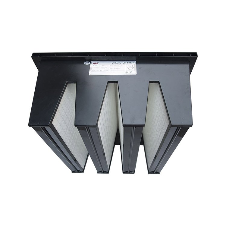 Customized V-type Air Filter Used on Laboratory Electronics, Food, Hopstital