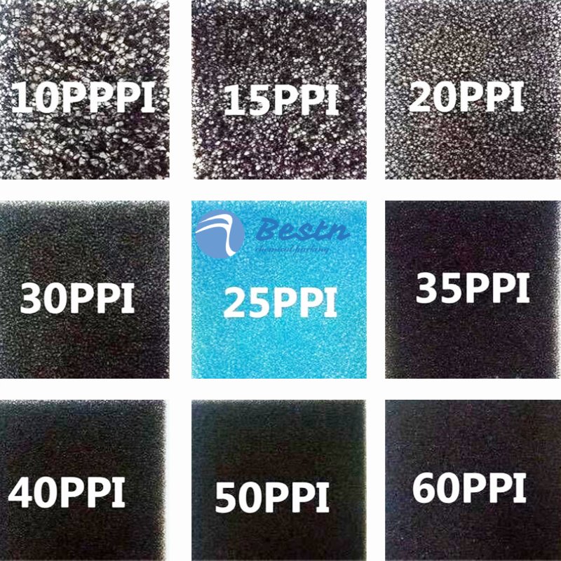10-60ppi Polyurethane Reticulated Foam Filter for Filter