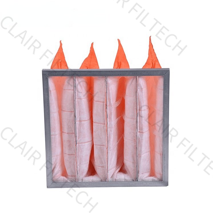 New Quality Synthetic Fiber Panel Filter Bag Air Filter for Home Use Manufacturing Plant Secondary Filter for F5 F6 F7 F8 F9