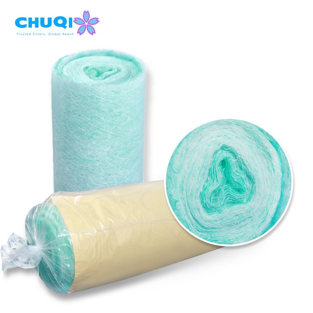 Free Sample Customized Auto Spray Paint Cover Stop Booth Glass Fiberglass Arrestor Floor Air Filter Cotton