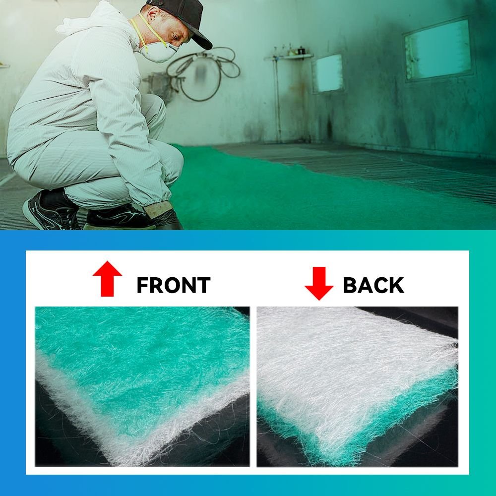 Free Sample Customized Auto Spray Paint Cover Stop Booth Glass Fiberglass Arrestor Floor Air Filter Cotton