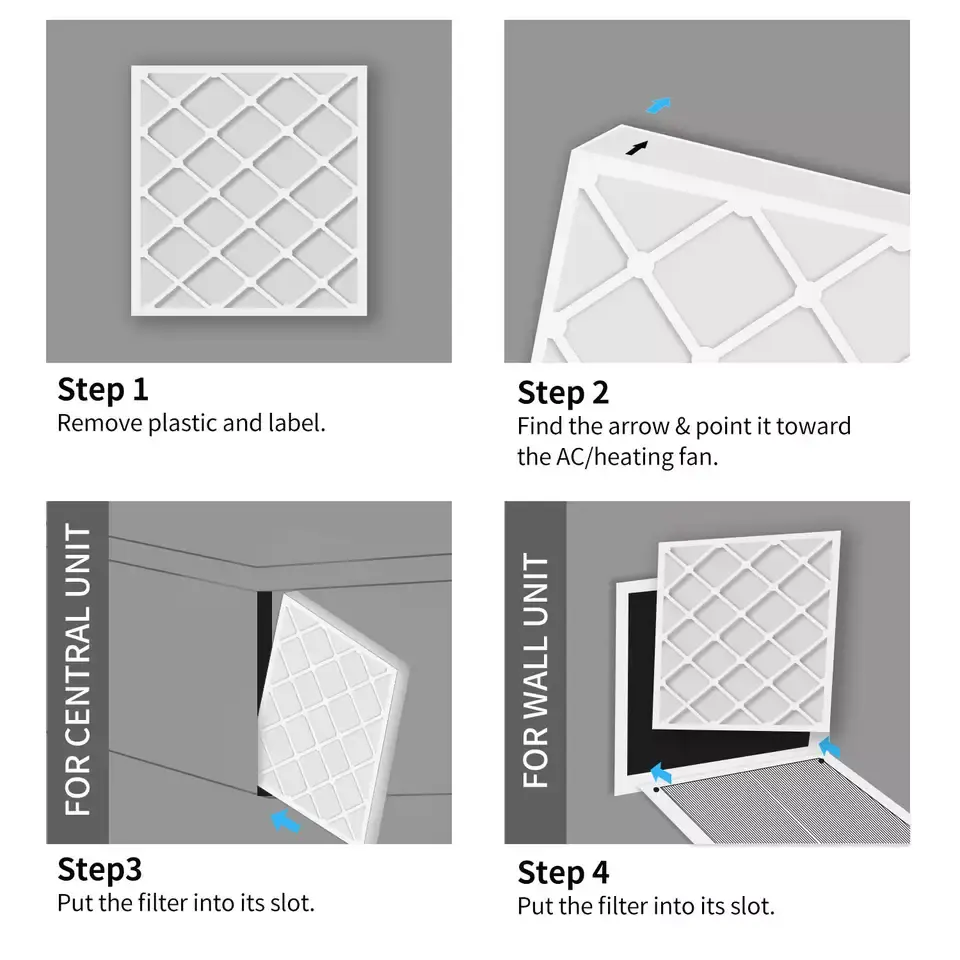 16x25x3 16x25x4 20x30x1 -inch 3m Furnace A/c Ac air Filters 16x20x1 20x20x1 16x25x1 Merv 8 11 13 12 Pack