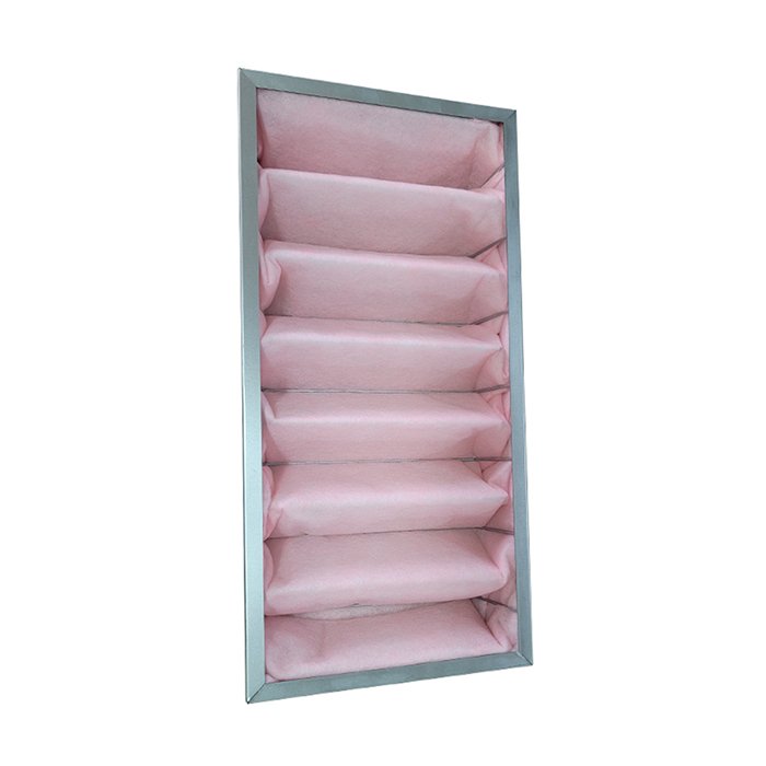 Factory Supply China Factory Price AHU Pocket air Filter Synthetic Fiber Medium F5-F9 Panel Filter for Industry Hotels Home Use