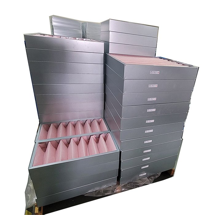 Factory Supply China Factory Price AHU Pocket air Filter Synthetic Fiber Medium F5-F9 Panel Filter for Industry Hotels Home Use