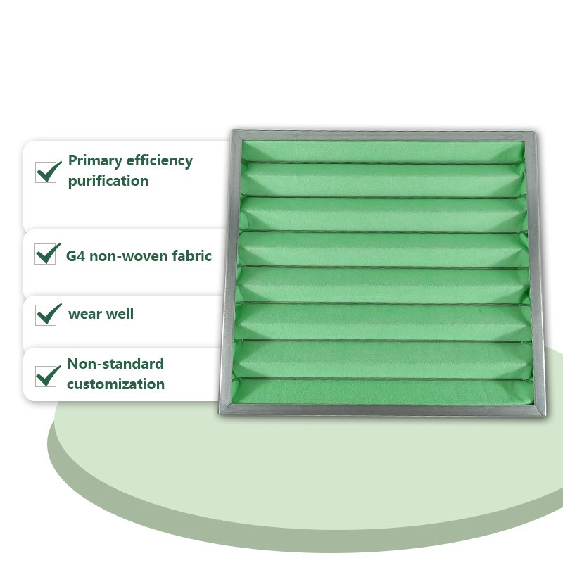 Powerful Manufacturer Factory Customized Size ODM Dust Filter MERV8 G4 Washable Primary Pleated Pre Air Filter for Industry