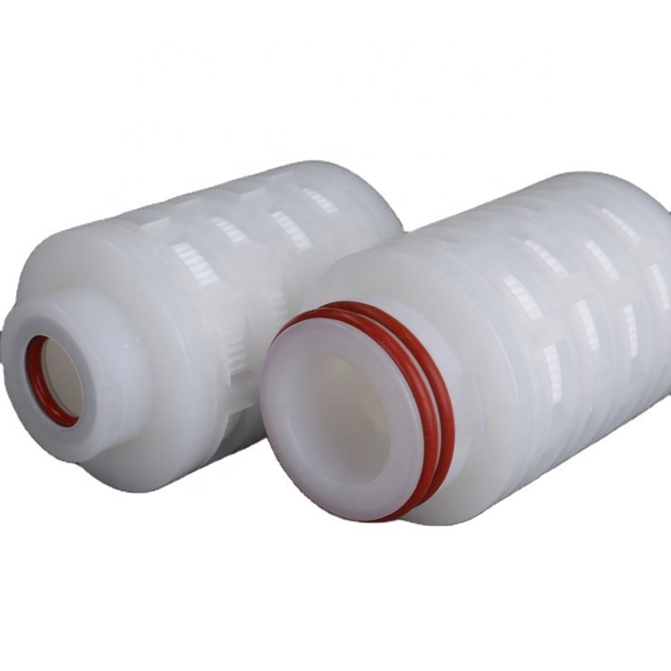 0.22 Micron Hydrophobic PTFE Junior Air Filter Cartridge 5 Inch PTFE Mini Filter for Fermentation Gas Sterile Filtration
