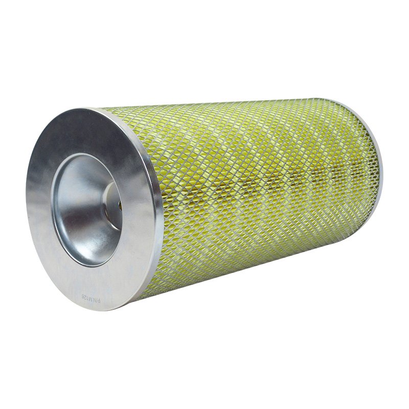 TOPEP Customized High Efficiency Filtration Paper Dust Collection Air Filter with Carbon Steel End Cover and Skeleton