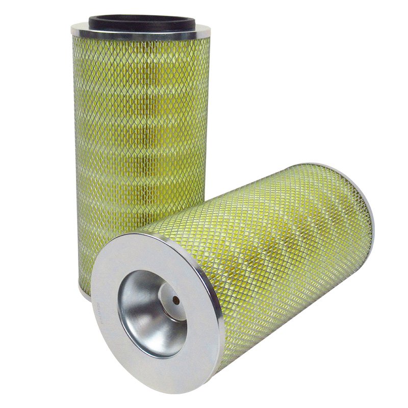 TOPEP Customized High Efficiency Filtration Paper Dust Collection Air Filter with Carbon Steel End Cover and Skeleton
