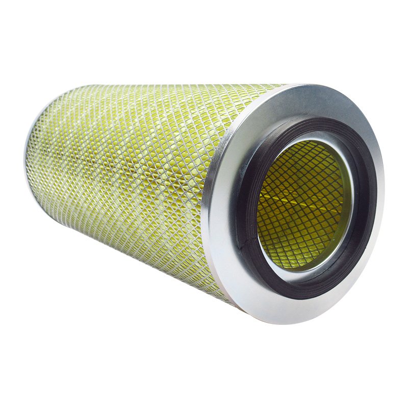 TOPEP Customized High Efficiency Filtration Paper Dust Collection Air Filter with Carbon Steel End Cover and Skeleton