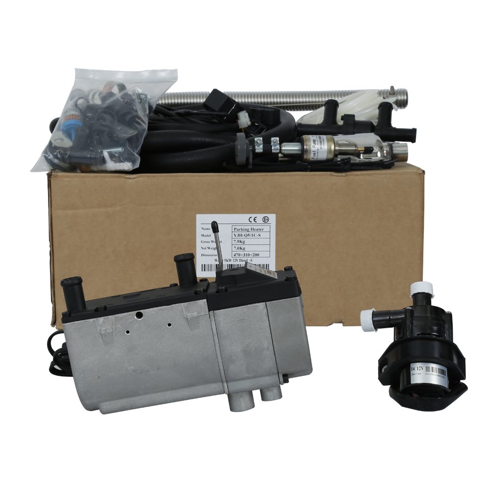 JP YJH-Q5 D5 Factory Price 5kW 12 V Water Heater Hydronic Parking Diesel Liquid Heater with Air Filter