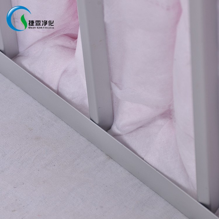 Plastics Industry Merv13 F7 Secondary Middle Efficiency Pocket air Filter