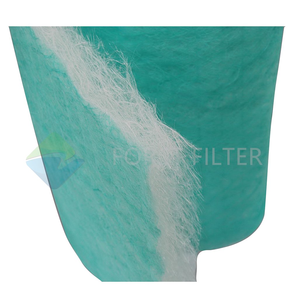 Customized Size G3 G4 Spray Booth Fiberglass Paint Booth Floor Air Filter Media
