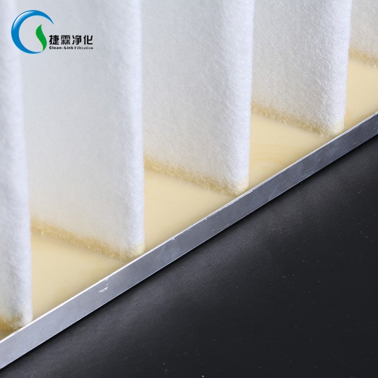 Clean-Link Washable Pleated Synthetic Fiber Medium Panel Type Primary air Filter with Aluminum Frame
