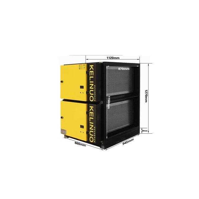 Industrial Sanding Grinding Smoke Purifier With 16000cfm for Manufacturer Exhaust Gas Air Purification System