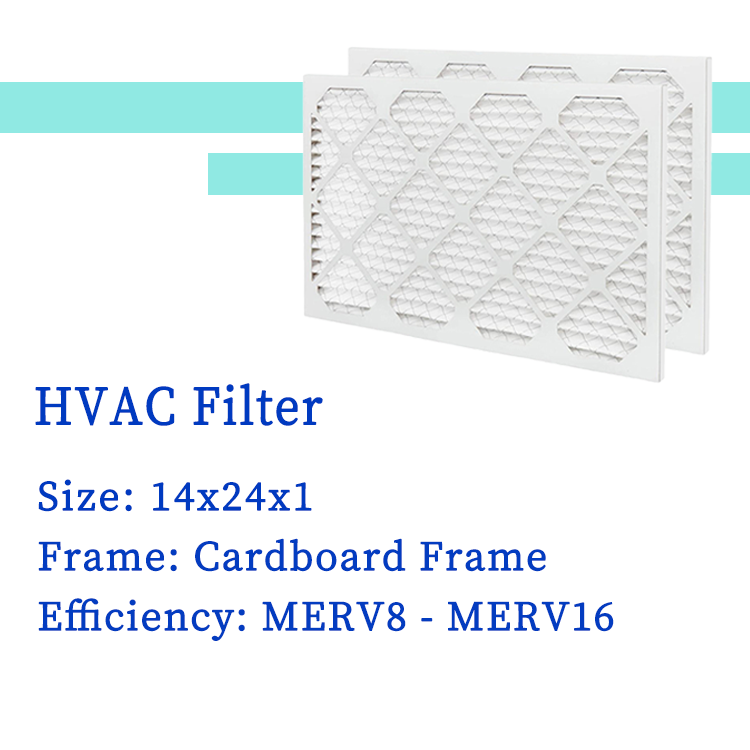 Customized Pleated 14x20x1 Furnace Filter for Hvac air Filter