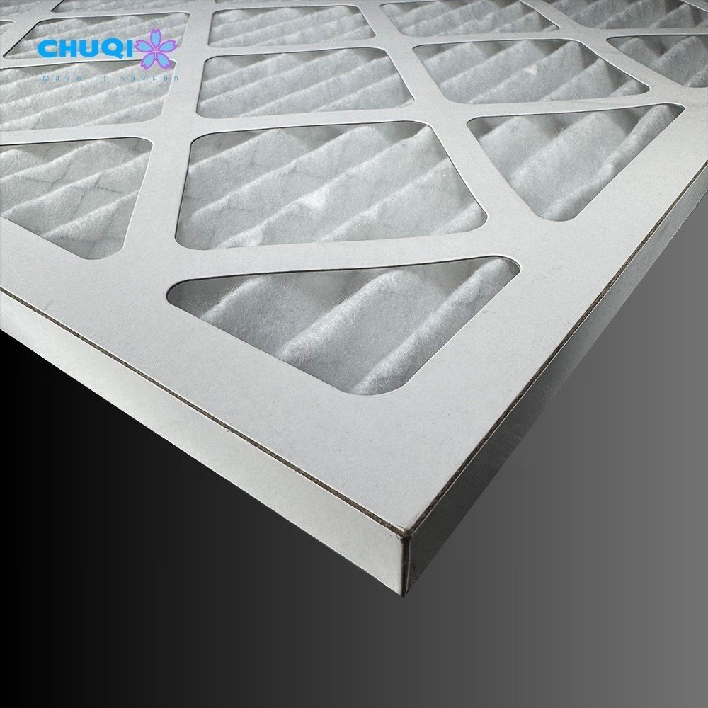 Customized Hot Sale 16x25x1 25x20x1 MERV8 11 Pleated HVAC AC Furnaces Air Filter Industry Air Filter