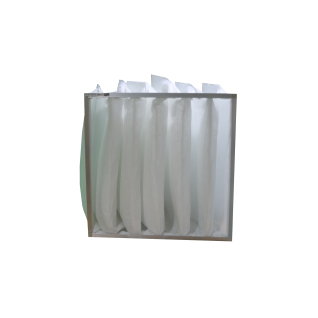 Medium Efficiency White Non-Woven Pocket Bag Synthetic Fiber Air Filter Media for Home