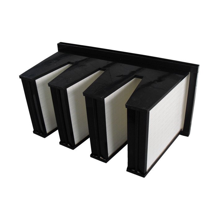 Medium Efficiency F7 Plastic Frame 592 X 592X 2 92mm Mini-pleated Compact 4 v Bank Air Filter