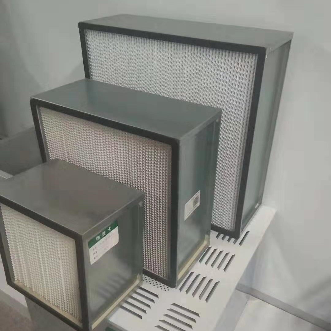 Custom Size Industrial Hepa Air Filters 24*24*12 99.99% H13 H14 Laminar Flow Hooded Hepa Filter for Fan Filter Unit