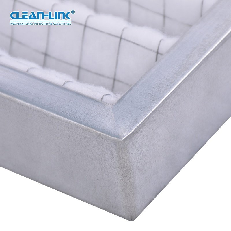 Factory Hvac Pre Air Filter Synthetic Foldaway G3 G4 Filters with Aluminum Frames Metal Mesh Panel Filter for Ventilation