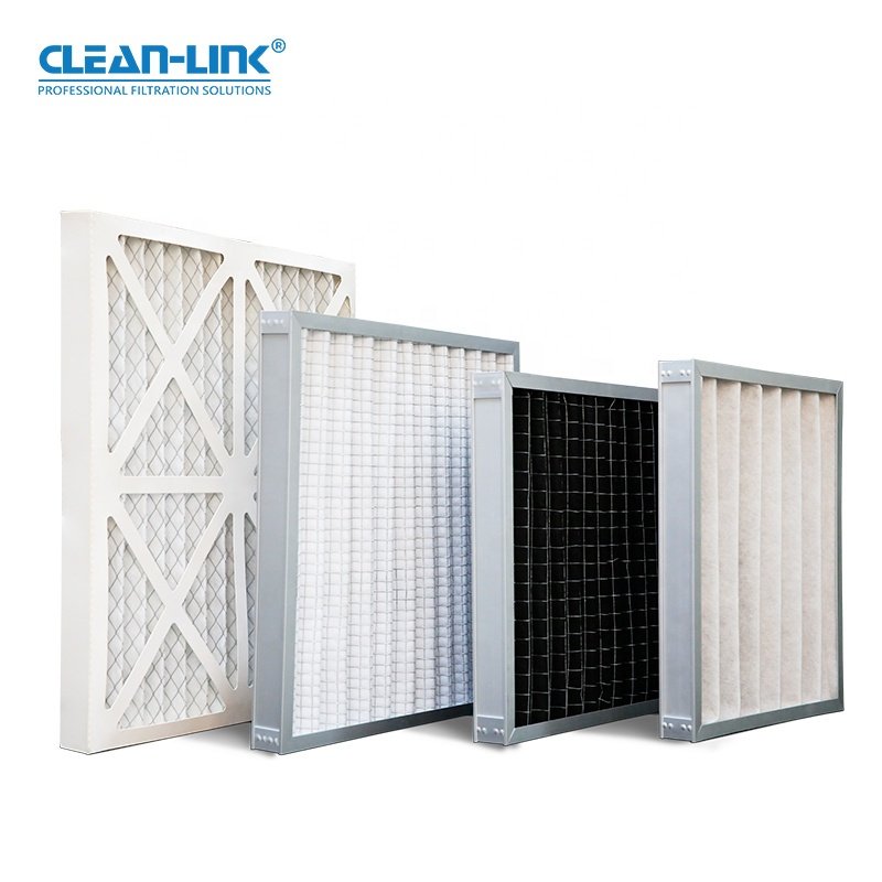 Factory Hvac Pre Air Filter Synthetic Foldaway G3 G4 Filters with Aluminum Frames Metal Mesh Panel Filter for Ventilation