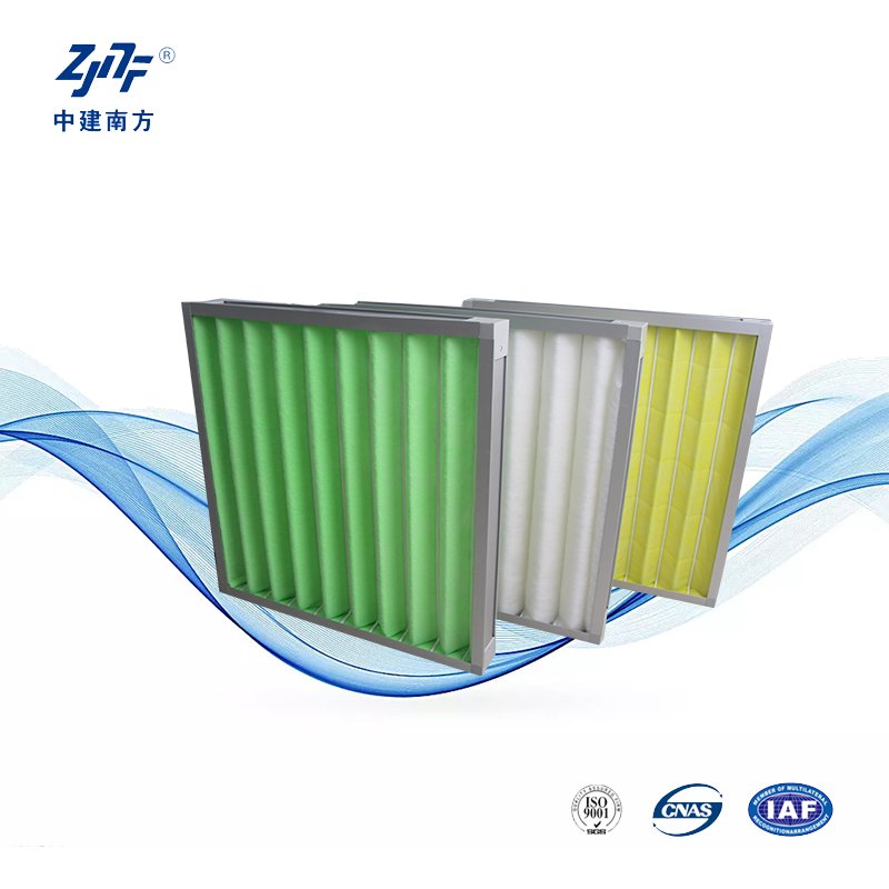 High Quality Primary Air Filter Non Woven Fabric Pleated Panel Pre Filter