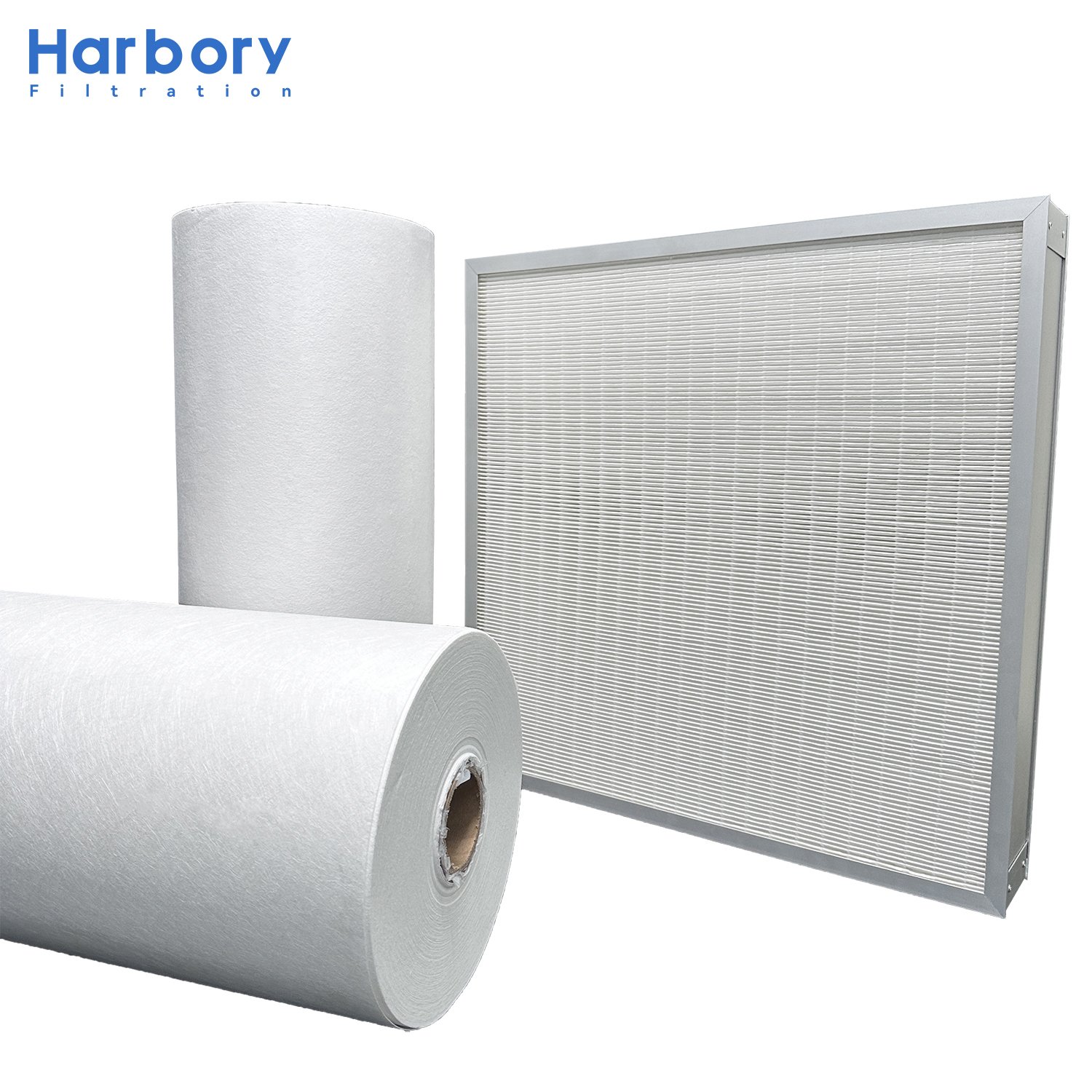 H11 H12 H13 Synthetic Air Filter Media Rolls Industrial Automotive Air Conditioning Filter Media Hepa Filter Roll