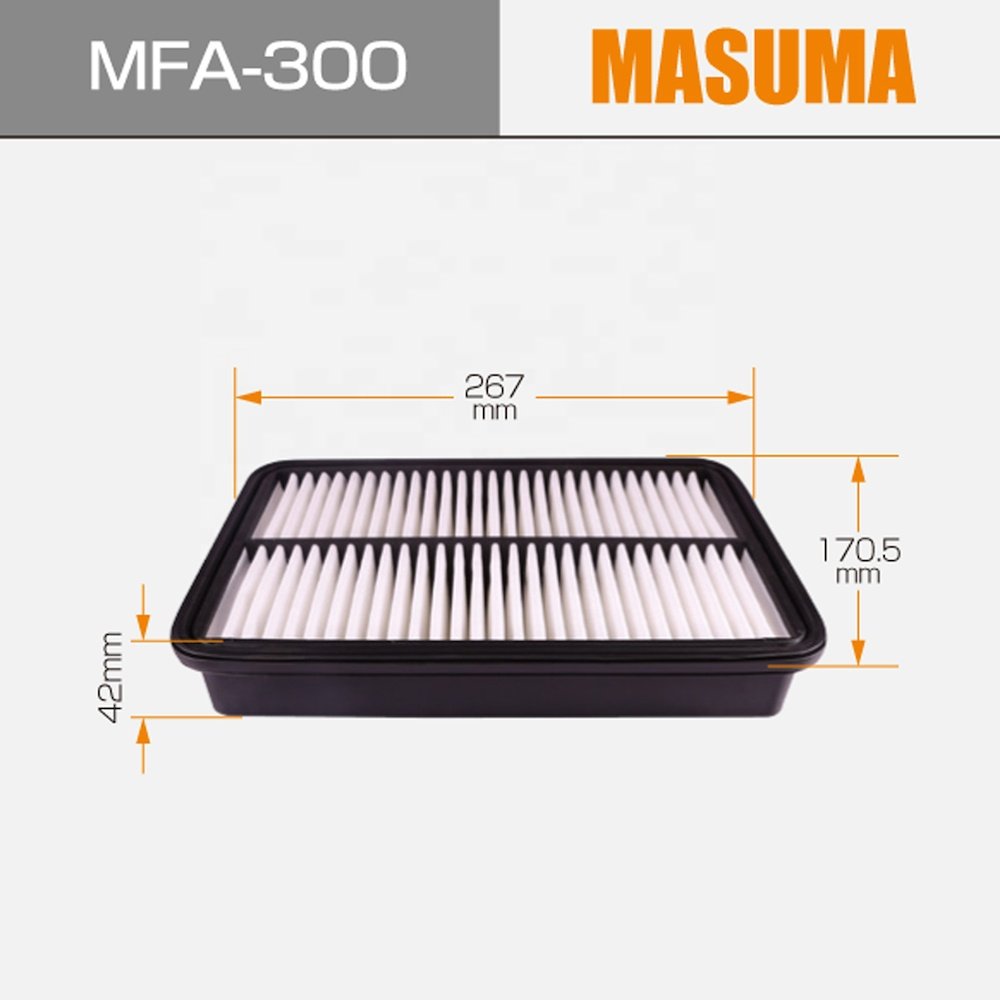 MFA-300 MASUMA Manufacturer Auto Parts Air Filter 17801-15070 17801-02030 for TOYOTA