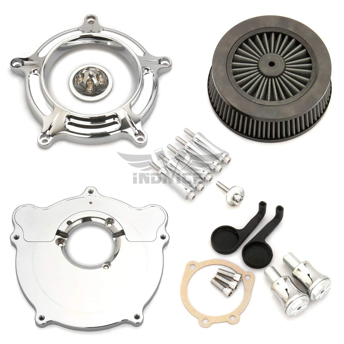 Motorcycle CNC Machining Parts air Cleaner for harley Sportster XL Iron 883 XL1200 1991-up Air Filter Chrome air Intakes