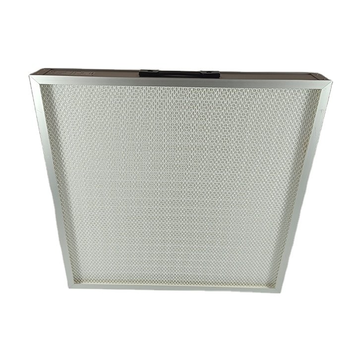 High Performance H13 H14 Mini Pleat Air Filter 0.3 Micron Hvac Hepa Filter for Laminar Air Flow