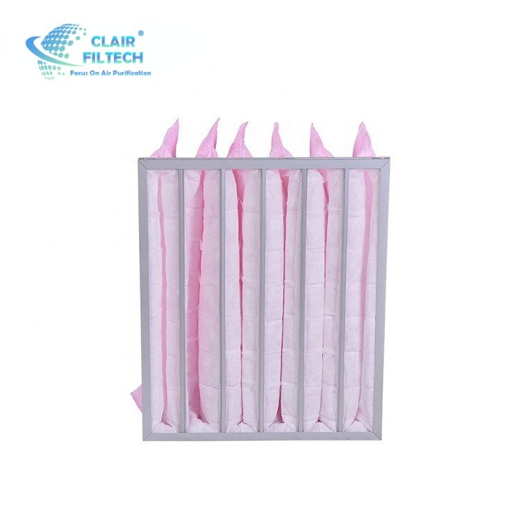 High Efficiency Hepa Filter Sterilization Pockets Air Filter H13 H14 Glass Fiber Filter Media