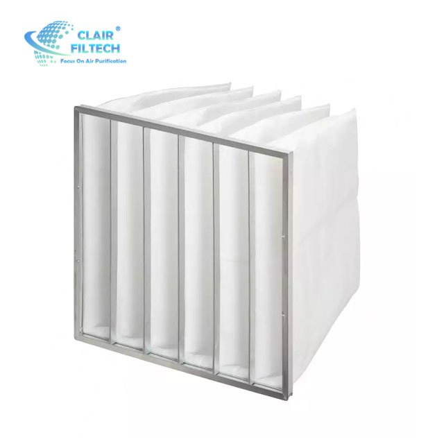 High Efficiency Hepa Filter Sterilization Pockets Air Filter H13 H14 Glass Fiber Filter Media