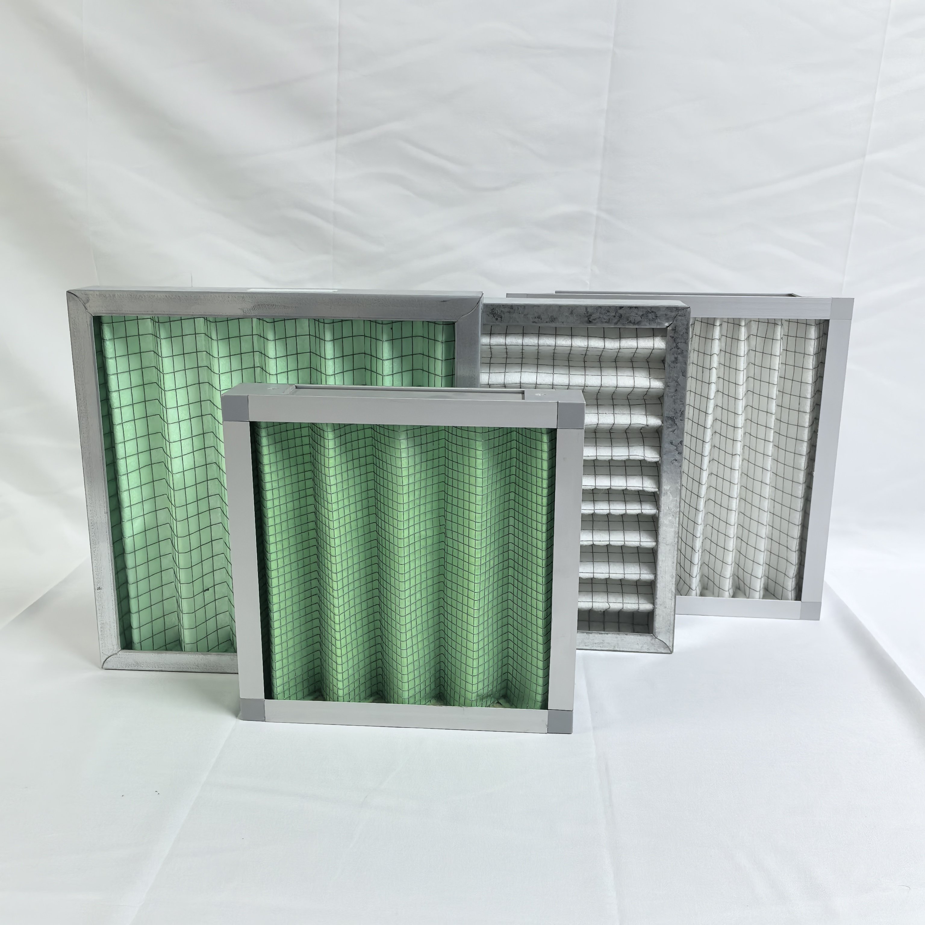 Customizable High Quality G3 G4 Efficiency Pleated Panel Primary Plank Pre-filter air Filter