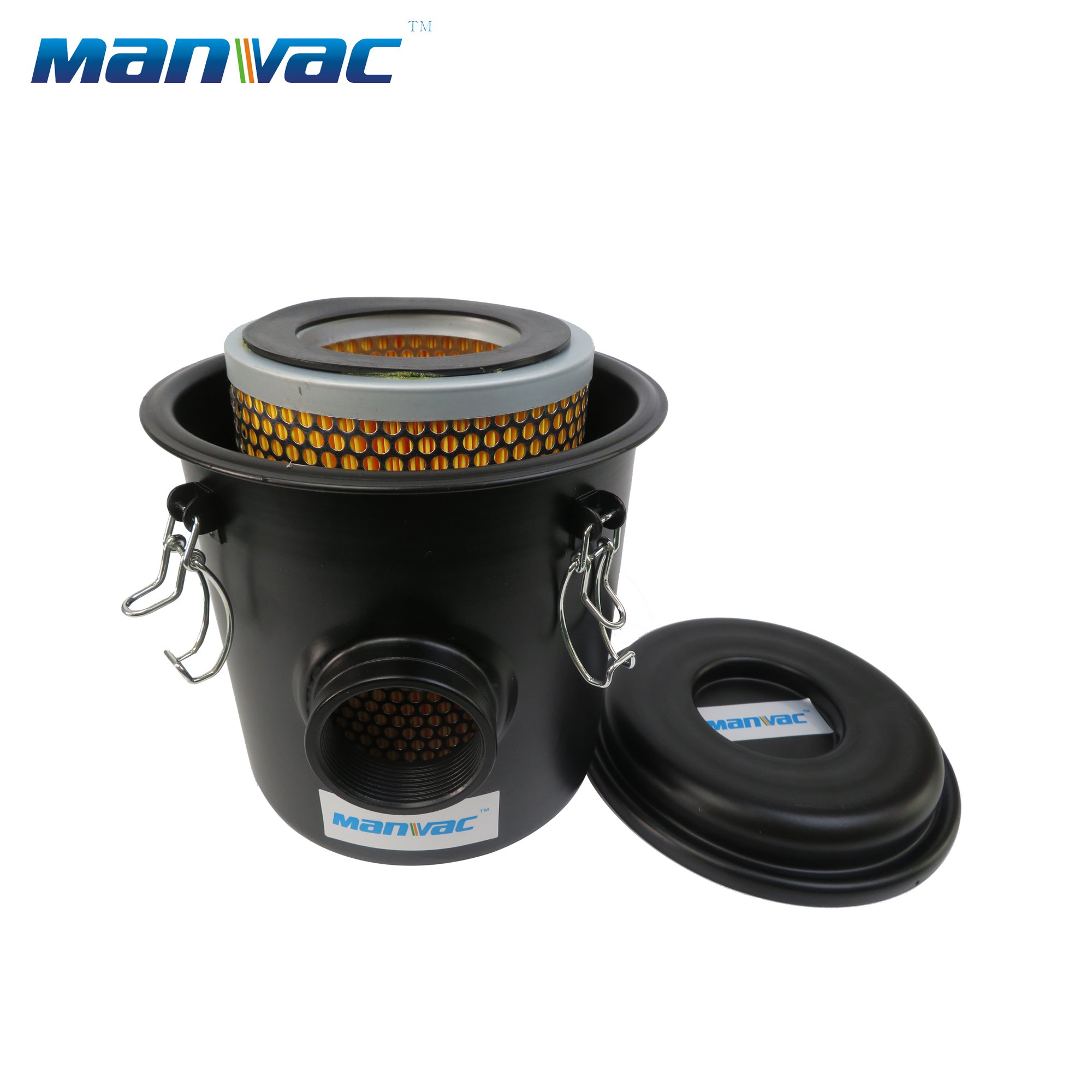 Inlet Dust Filters Suction Vacuum Air Filter Barrel With Filter Element
